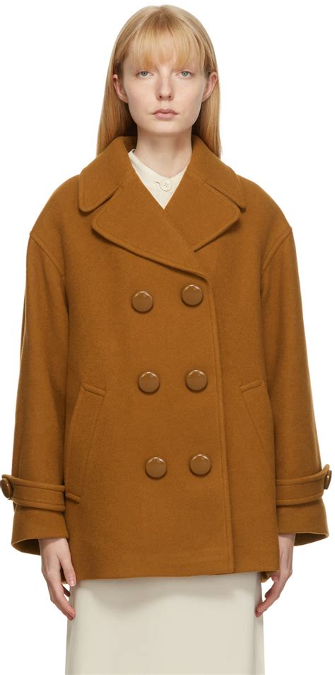 see by chloe wool coat|SEE BY CHLOÉ Wool.